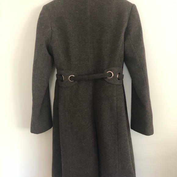 Via Spiga - Wool/Cashmere Blend Car Coat - Gray - Picture 3 of 4